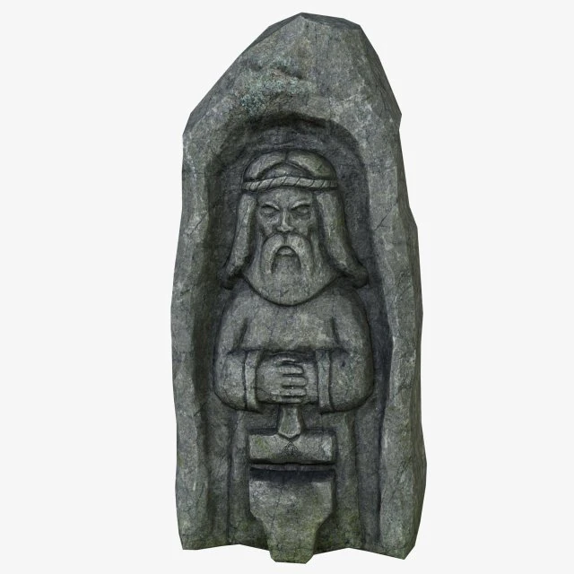 celtic idol 09 3D Model .c4d .max .obj .3ds .fbx .stl .blend