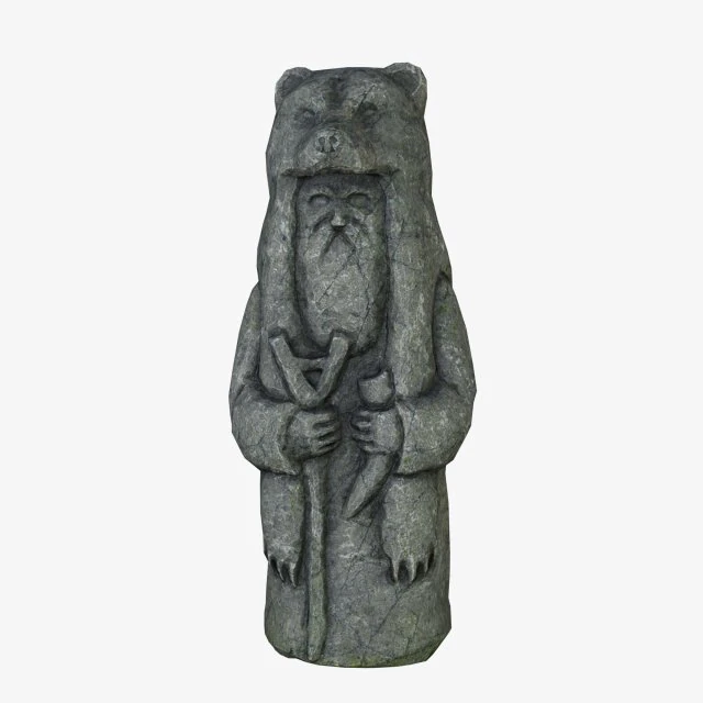 celtic idol 11 3D Model .c4d .max .obj .3ds .fbx .stl .blend 