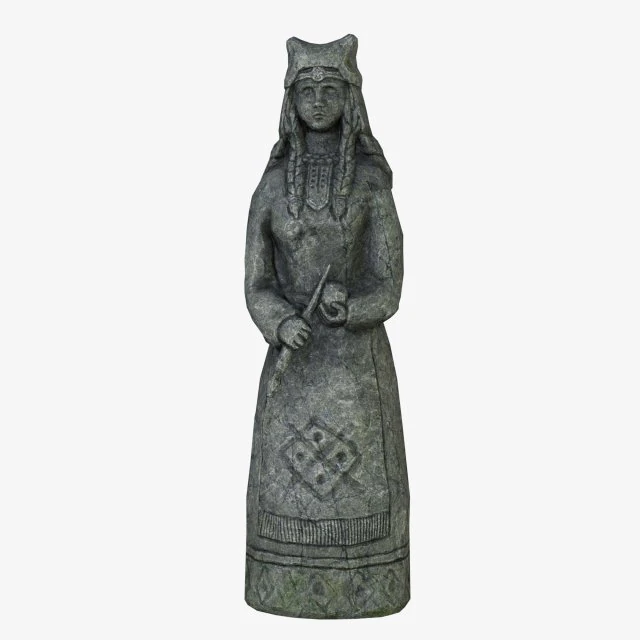 celtic idol 12 3D Model .c4d .max .obj .3ds .fbx .stl .blend 