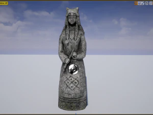 celtic idol 12 3D Model