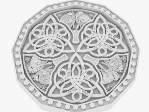 celtic ornament 10 Model 3D