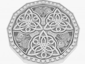 celtic ornament 10 Model 3D
