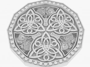 ornement celtique 10 Modèle 3D