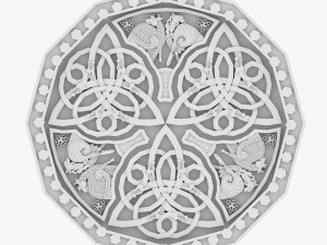celtic ornament 10 Model 3D