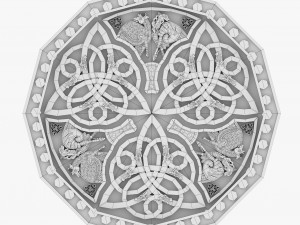 celtic ornament 10 Model 3D