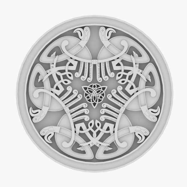 celtic ornament 11 3D Модель .c4d .max .obj .3ds .fbx .stl .blend 