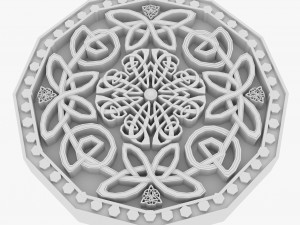 celtic ornament 12 Modello 3D