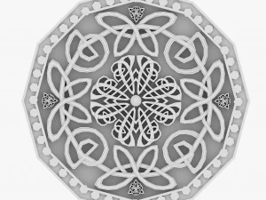 celtic ornament 12 3D Model