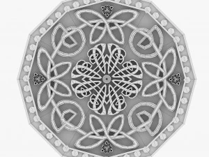 celtic ornament 12 3D Model