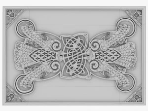 celtic ornament 13 3D Model