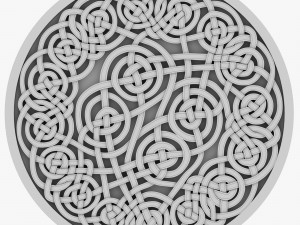 celtic ornament 14 3D Model