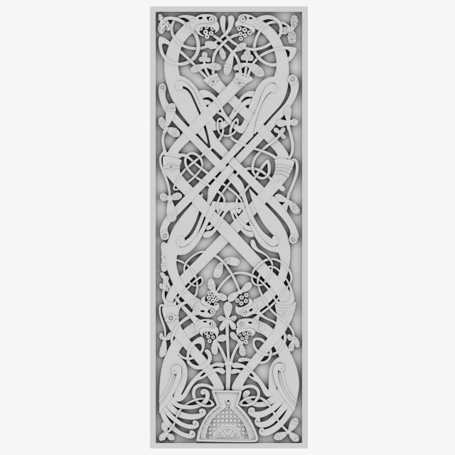 celtic ornament 15 3Dモデル .c4d .max .obj .3ds .fbx .stl .blend 