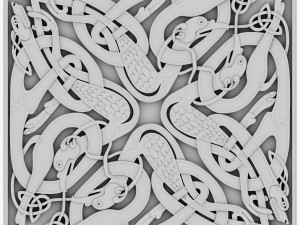 celtic ornament 16 3D Model
