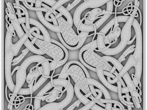 celtic ornament 16 3D Model
