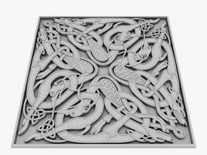 celtic ornament 16 3D Model