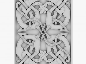 celtic ornament 17 3D Model