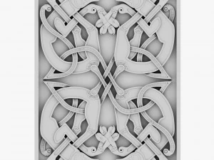 ozdoba celtycka 17 Model 3D