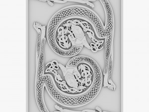 celtic ornament 18 3D मॉडल