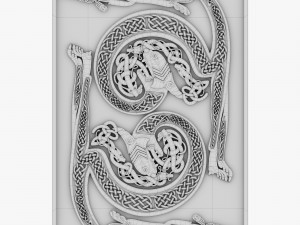 celtic ornament 18 3D Model