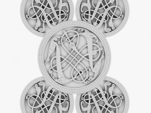 celtic ornament 19 3D Model