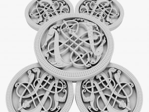 celtic ornament 19 3D Model