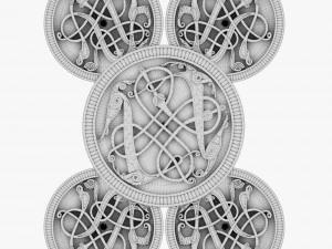 celtic ornament 19 3D Model