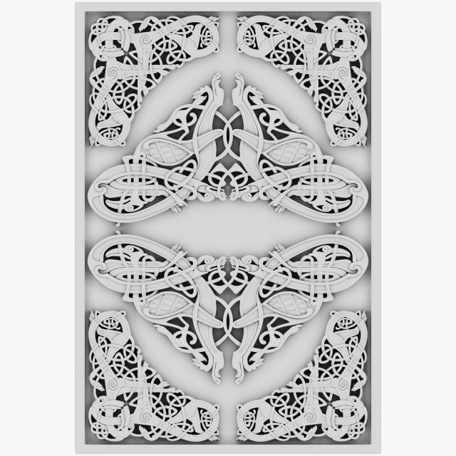 celtic ornament 23 Modèle 3D .c4d .max .obj .3ds .fbx .stl .blend 