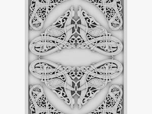 celtic ornament 23 Modèle 3D