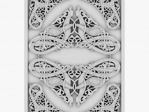 celtic ornament 23 3D Model