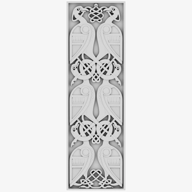 celtic ornament 24 3D Model .c4d .max .obj .3ds .fbx .stl .blend