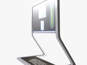 minimalistic computer 02 Model 3D