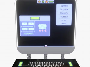minimalistic computer 05 3D Model