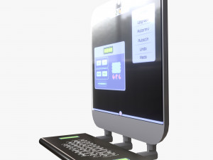 minimalistic computer 05 3D 모델