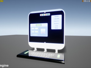 minimalistic computer 05 3D 모델