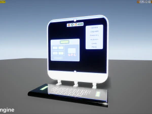 minimalistic computer 05 3D Model