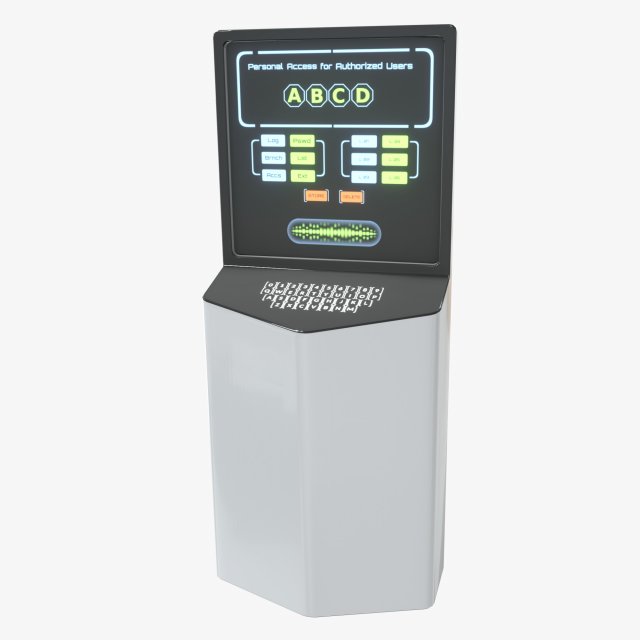 terminal c Model 3D .c4d .max .obj .3ds .fbx .stl .blend 