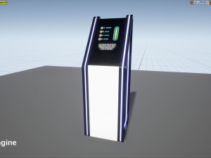 terminal d Modèle 3D