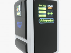 server d 3D Model