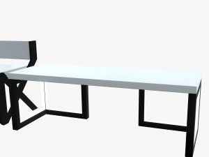 minimalistic sci-fi tables 3D 모델
