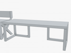 minimalistic sci-fi tables 3D 모델