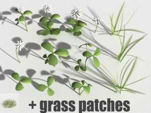 clover collection r-asset 3D Model