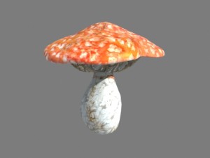 mushrooms collection toadstool r-asset Modelo 3D