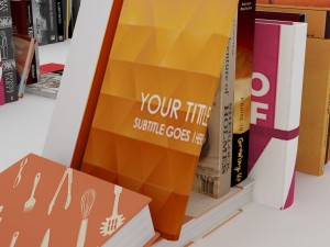 100 unique books 2 r-asset 3D 모델