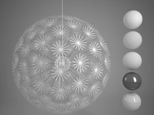 lámpara ikea ps maskros r-asset Modelo 3D