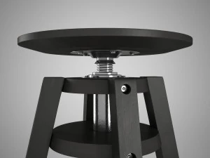ikea dalfred bar stool r-asset 3D Model