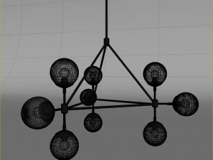 jayson miller 3-zijdige kroonluchter r-asset 3D Model