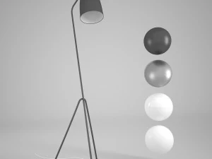 &ccedil;ekirge lambası r-varlığı 3D Model