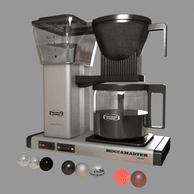moccamaster r-asset Model 3D .c4d .max .obj .3ds .fbx .stl .blend 