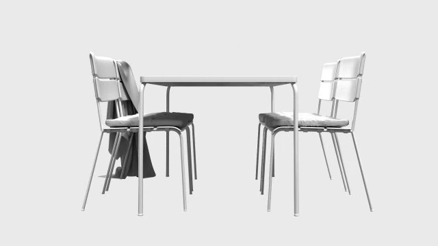 ikea vddo table 3D Model .c4d .max .obj .3ds .fbx .stl .blend 