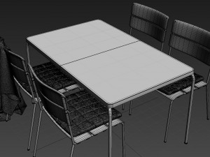 ikea vddo table 3D 모델